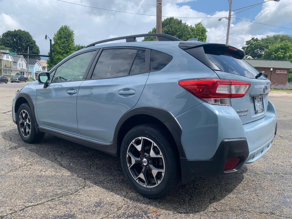2018 Cool Gray Khaki /Black Subaru Crosstrek 2.0i Premium (JF2GTACC9J8) with an 2.0L L4 DOHC 16V engine, Automatic transmission, located at 821 Market Street, Meadville, PA, 16335, (814) 724-2500, 41.641064, -80.152435 - EXTREMELY clean, CARFAX 1-owner vehicle!! Power windows & locks, keyless entry, X-Mode, 17