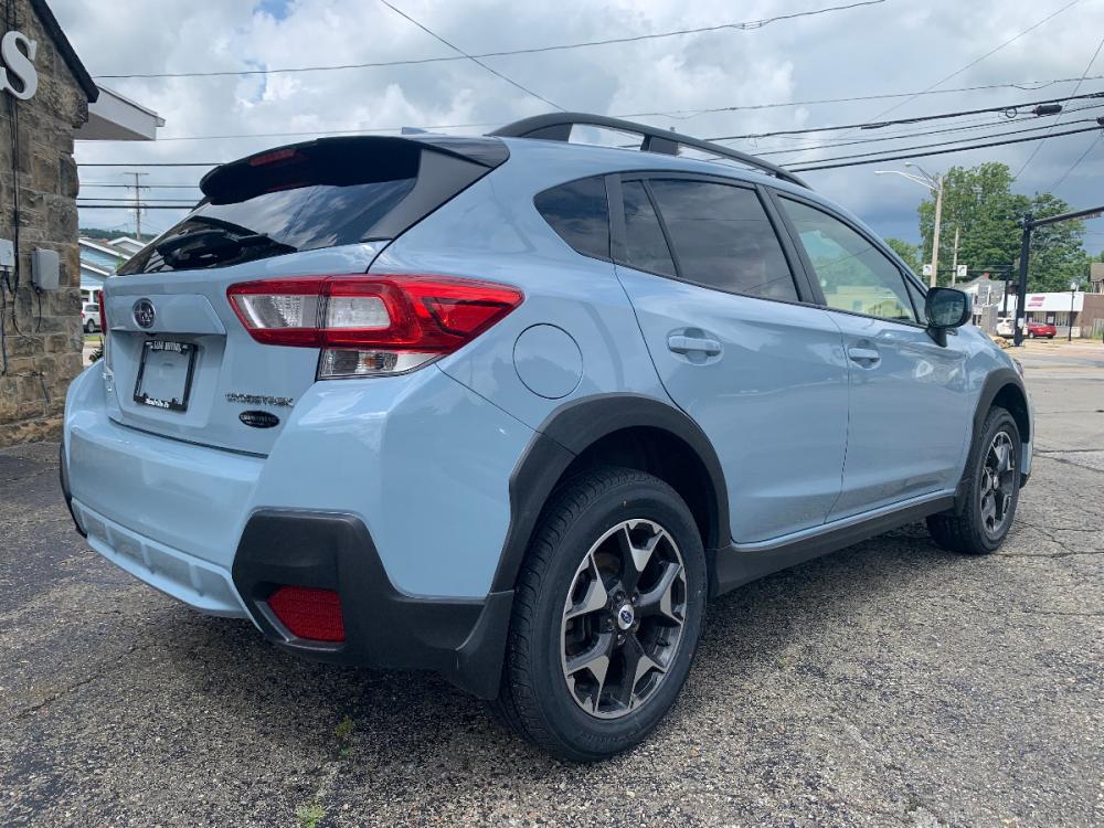 2018 Cool Gray Khaki /Black Subaru Crosstrek 2.0i Premium (JF2GTACC9J8) with an 2.0L L4 DOHC 16V engine, Automatic transmission, located at 821 Market Street, Meadville, PA, 16335, (814) 724-2500, 41.641064, -80.152435 - EXTREMELY clean, CARFAX 1-owner vehicle!! Power windows & locks, keyless entry, X-Mode, 17